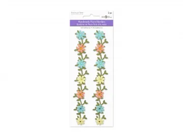 Paradise Paper Floral Border Vine 2 pieces, 6.4"